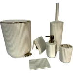 ست سرویس بهداشتی گرد Homara همارا پدالی مدل زبرا کد 660260