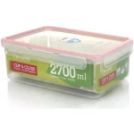 ظرف نگهدارنده هوم کت HOMEKET 2700 میل مستطیل easy Iock کد 3471
