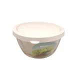 ظرف گرد شیشه ای هوم کت HOMEKET درب دار سایز 3 کد 3733