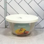 ظرف گرد شیشه ای هوم کت HOMEKET درب دار سایز 4 کد 3734