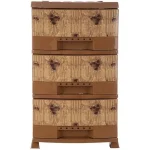 دراور هوم کت HOMEKET مدل لارج BL طرح چوب 3 طبقه کد 1323