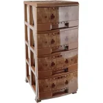 دراور هوم کت HOMEKET مدل لارج BL طرح چوب 4 طبقه کد 1324
