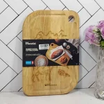 تخته گوشت منحنی و مستطیل هوم کت HOMEKET چوبی کوچک طرح دار کد 3789