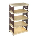 جا کفشی طرح دار هوم کت HOMEKET مدل جاسمین 5 طبقه کد 1128