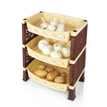 جا سیب زمینی و پیاز هوم کت HOMEKET مدل جاسمین 3 طبقه کد 3553