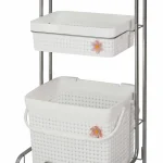 سبد حمام هوم کت HOMEKET 3 طبقه کد 4109