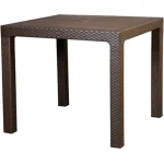 میز حصیری چهار نفره هوم کت HOMEKET پایه پلاستیکی مدل هایکا کد 2252