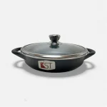 تابه دو دسته گرانیت KST کی اس تی سایز 40 مشکی کد 9039