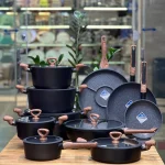 سرویس قابلمه گرانیت سنگین لنکستر رنگ کوره ای مقاوم