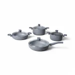 سرویس قابلمه گرانیت Riwald ریوالد 8 پارچه مدل یورک طوسی کد 6501108-0114