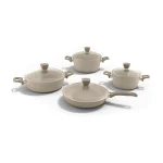 سرویس قابلمه گرانیت Riwald ریوالد 8 پارچه مدل پریستون بژ کد 6501108-0306