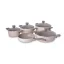 سرویس قابلمه گرانیت Riwald ریوالد 9 پارچه مدل پریستون کرم طرح دار کد 6501109-0315