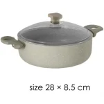 نیم قابلمه ریوالد Riwald سایز 28 مدل یورک بژ کد 6506128-0106