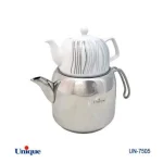 کتری و قوری استیل یونیک 2.20 لیتر ترک کد UN-7505