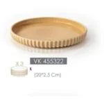 بشقاب تخت 20 سه تایی بی وی کی Oril BVK کد VK455322