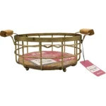 سبد فلزی گرد بی وی کی BVK طرح 2-Karizma کد VK411125