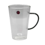 لیوان 2 جداره تکی 300میلی لیتر دودی بی وی کی BVK مدل pirex کد VK326109