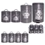 ست سرویس آشپزخانه 16 پارچه در فلزی بی وی کی BVK مدل Time (S) Grey کد VK803785