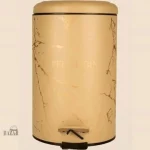 سطل زباله 12 لیتر بی وی کی BVK مدل Marble (G) Cream کد VK835592-1