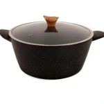 قابلمه سایز 32 بی وی کی BVK طرح Granite مشکی کد VK743501-1