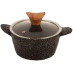 قابلمه سایز 16 بی وی کی BVK طرح Granite مشکی کد VK743505-1