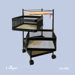 جا سیب زمینی و پیاز مربع سه طبقه یونیک Unique کد UN-2960