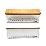 باکس نظم دهنده کفه دار هوفیلوس Hofilos کوچک درب چوبی کد 6104