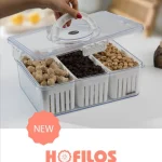 باکس نظم دهنده 3 خانه هوفیلوس Hofilos بزرگ درب قفلی کد 6022