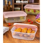ست ظرف فریزری هوفیلوس Hofilos گرد 5 سایز کد 4211